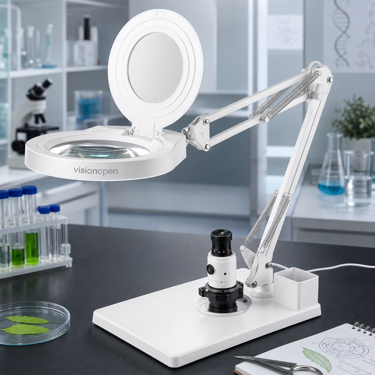 Visionopen ArtDesk 5X — Fine Art Examination Desktop Magnifier